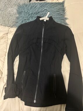 lululemon athletica Black Fitted Zip-Up Jacket